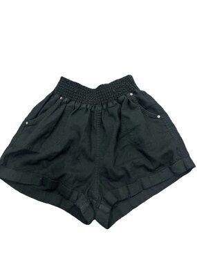 Simply Blessed Women’s Size Large Black Smocked Shorts Boho Style Casual